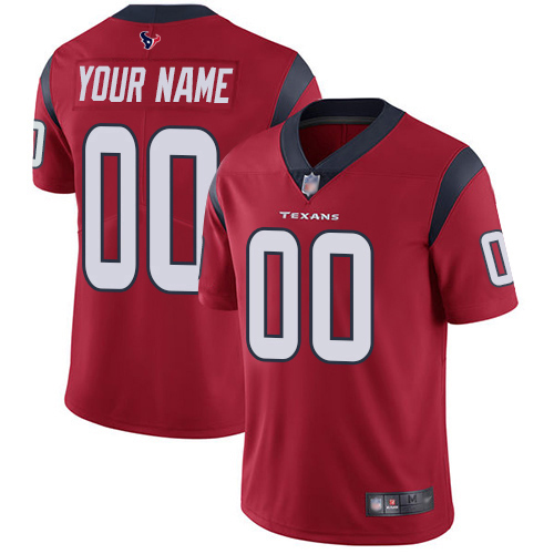 Limited Red Men Alternate Jersey NFL Customized Football Houston Texans Vapor Untouchable